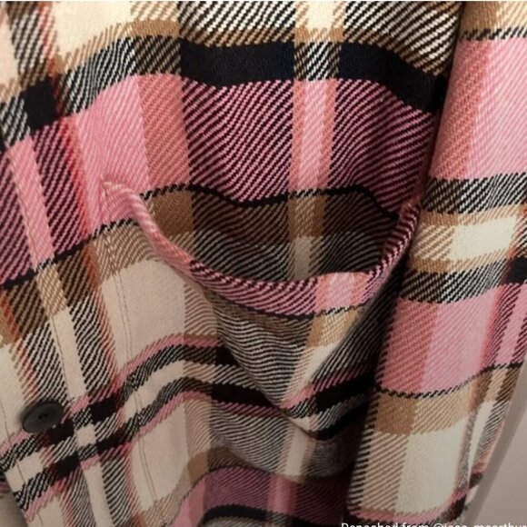 Zara plaid topper Size S NEW WITH TAG! - Picture 5 of 5